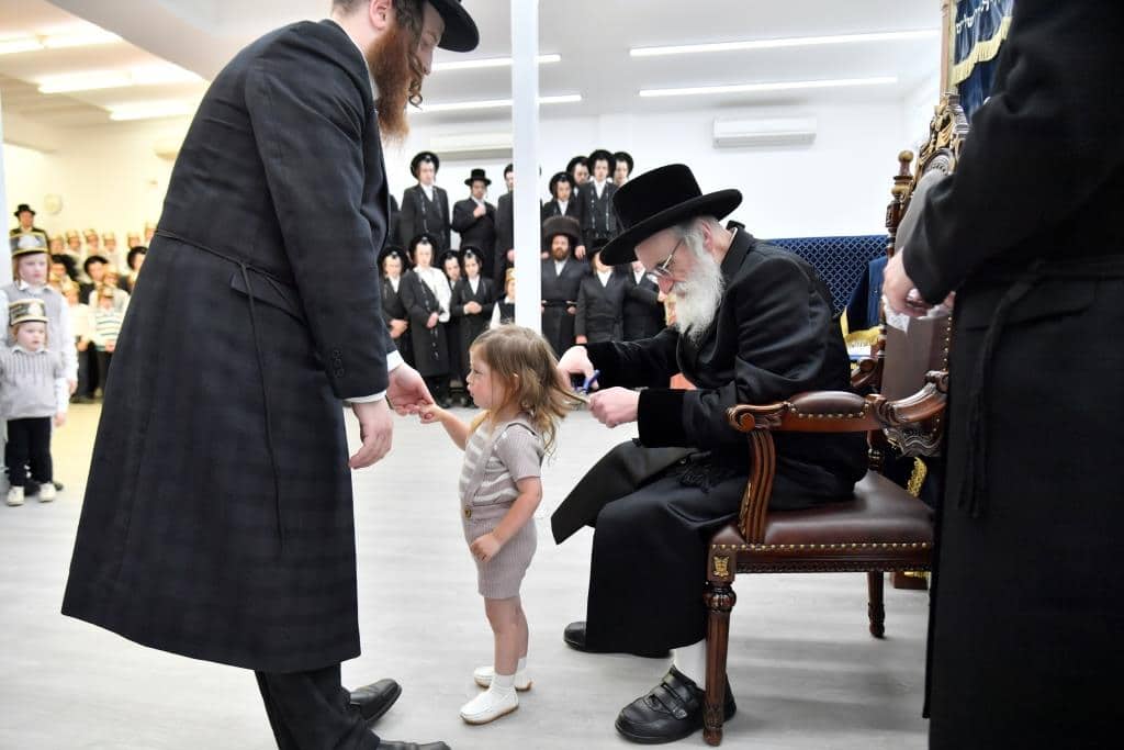 האדמו"ר מויז'ניץ ביקר בלונדון