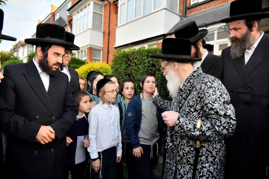 האדמו"ר מויז'ניץ ביקר בלונדון