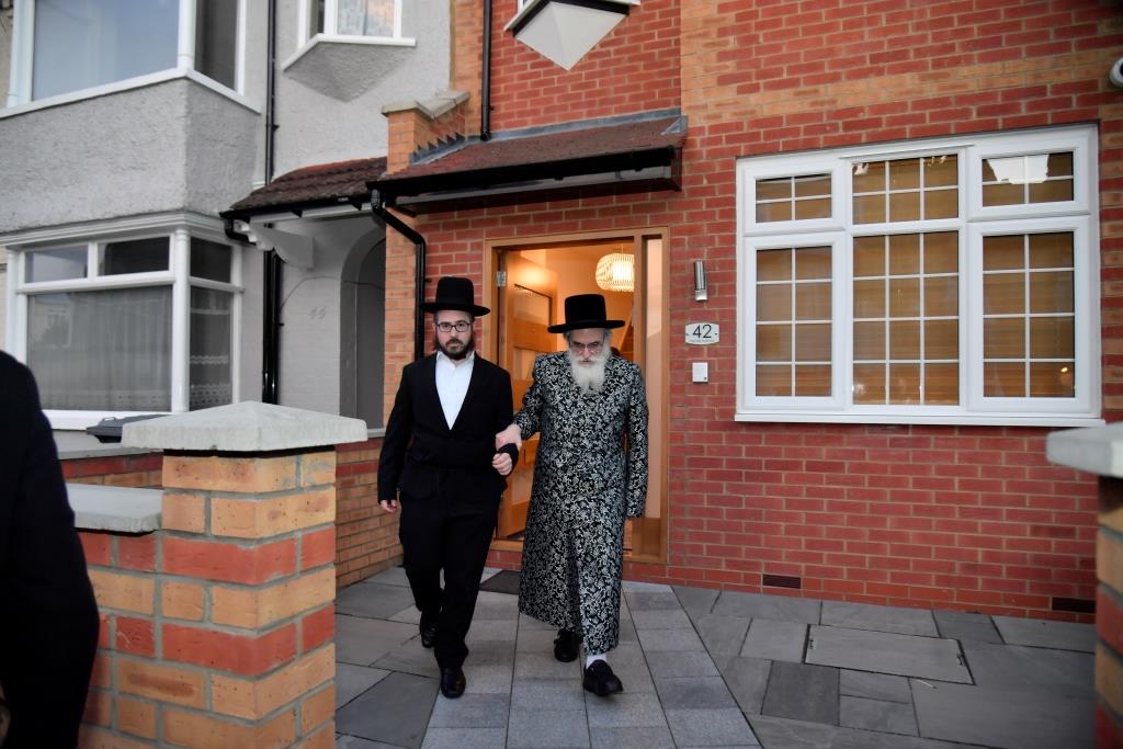 האדמו"ר מויז'ניץ ביקר בלונדון