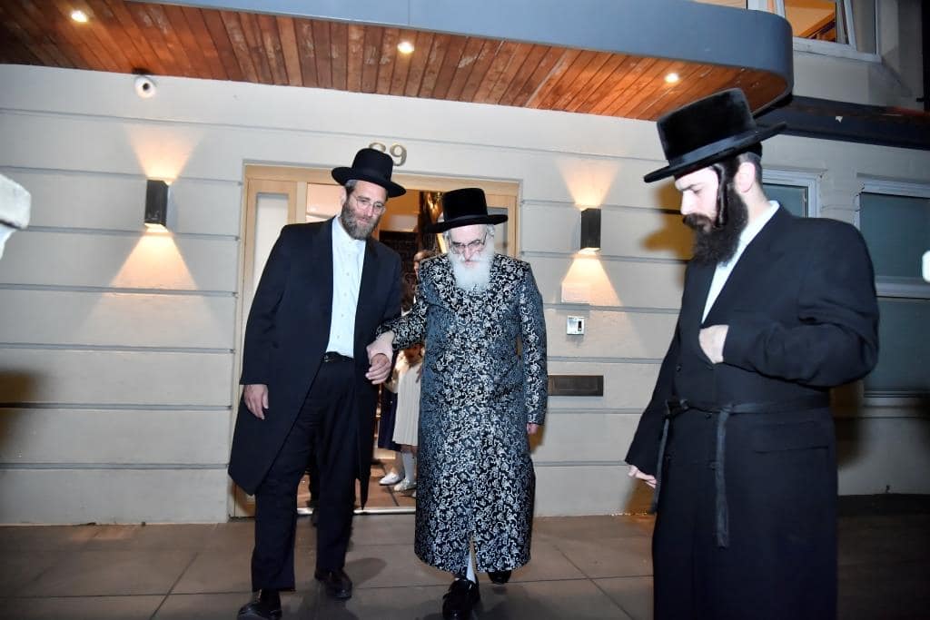 האדמו"ר מויז'ניץ ביקר בלונדון