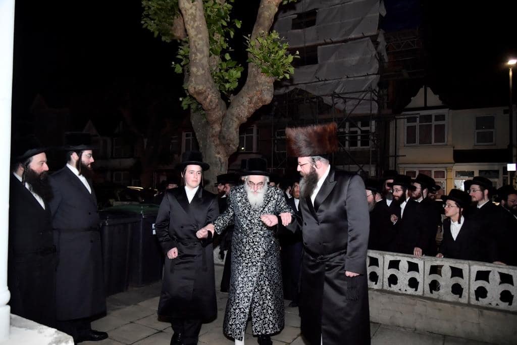 האדמו"ר מויז'ניץ ביקר בלונדון