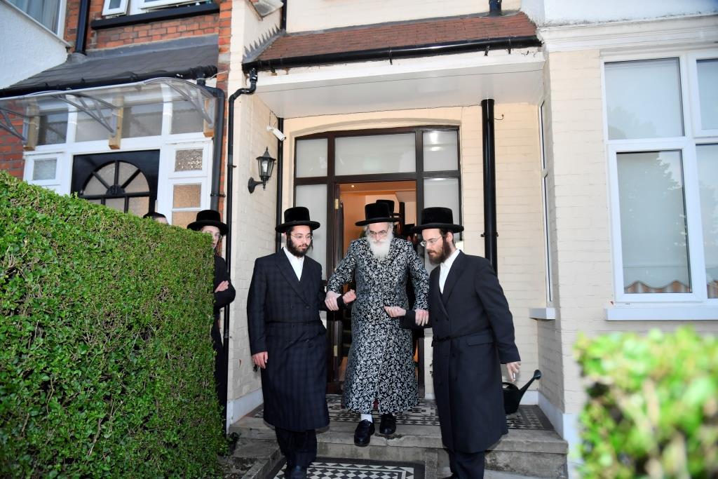 האדמו"ר מויז'ניץ ביקר בלונדון