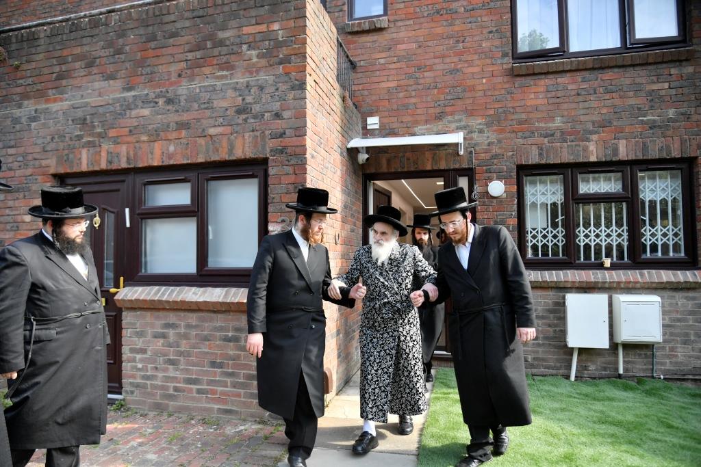 האדמו"ר מויז'ניץ ביקר בלונדון
