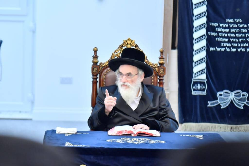 האדמו"ר מויז'ניץ ביקר בלונדון