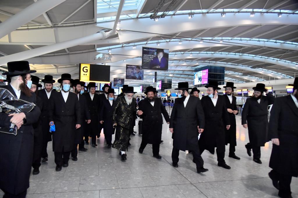 האדמו"ר מויז'ניץ ביקר בלונדון