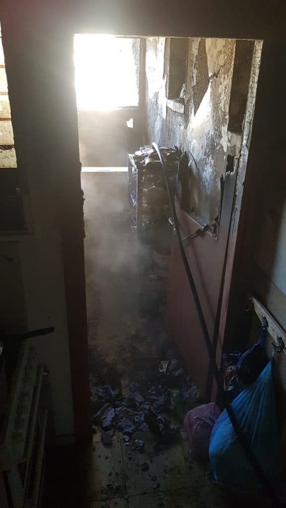 שתי שריפות פרצו בבתים בעיר ביתר ומודיעין עילית • צפו