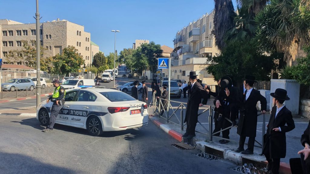מצעד הדגלים הגיע לשער שכם, הערבים מורחקים מאזור
