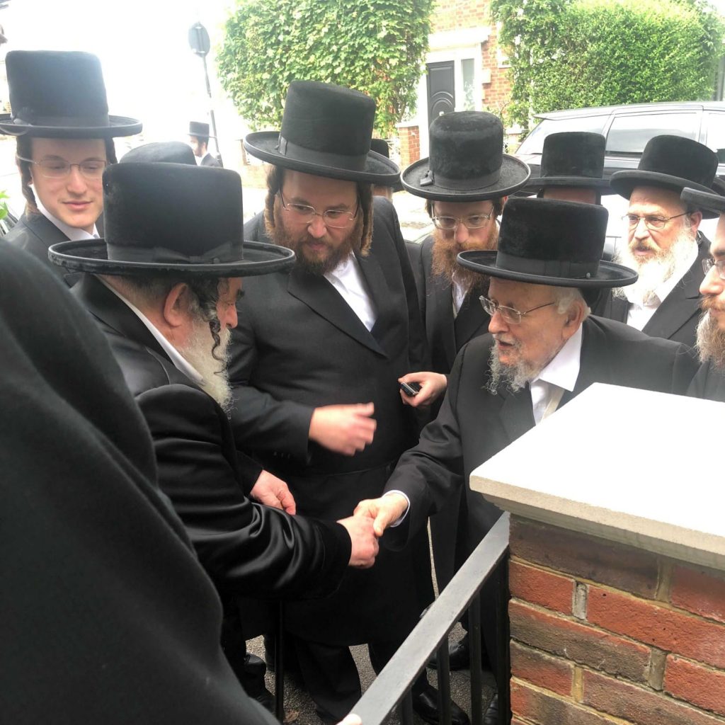 בביקור בזק: האדמו"ר מויזניץ כבש את לונדון