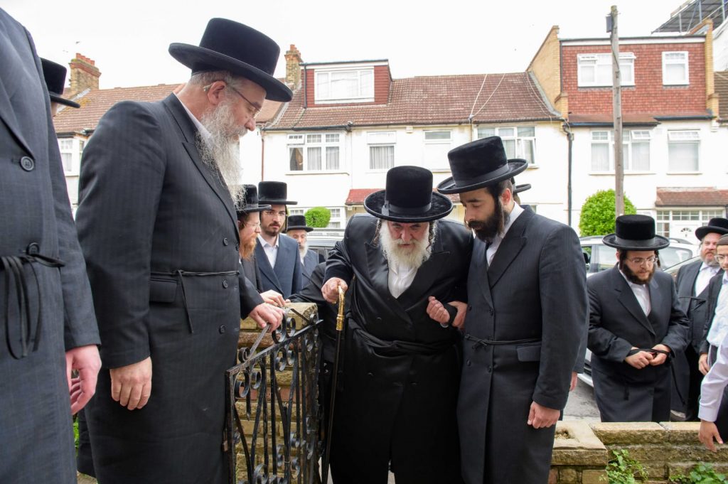 בביקור בזק: האדמו"ר מויזניץ כבש את לונדון