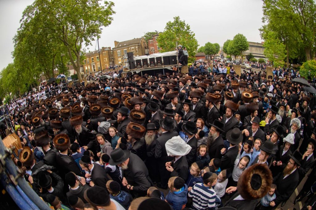 בביקור בזק: האדמו"ר מויזניץ כבש את לונדון