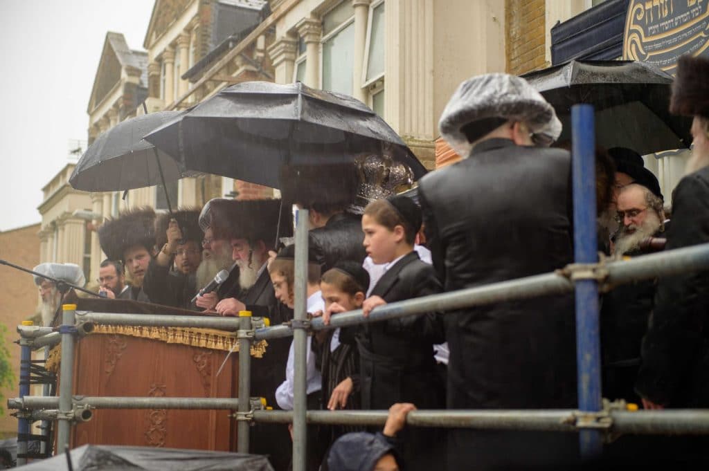 בביקור בזק: האדמו"ר מויזניץ כבש את לונדון
