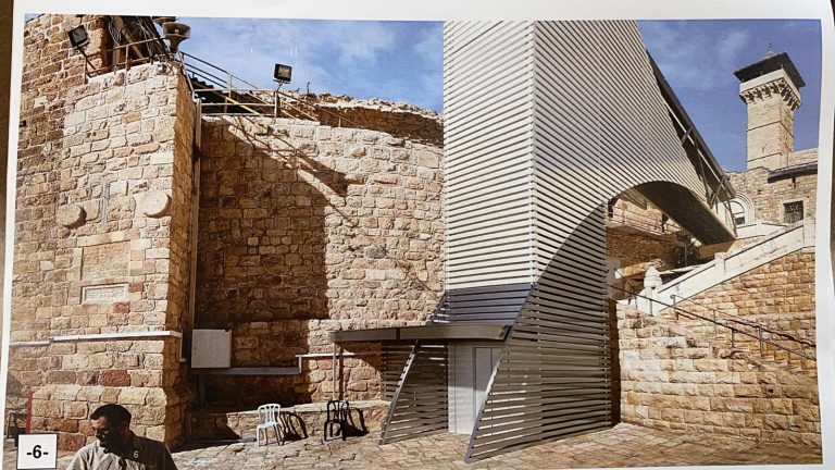 שר הביטחון אישר לבצע את עבודות ההנגשה במערת המכפלה