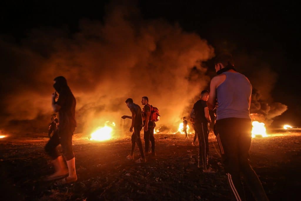 צה"ל תקף בעזה בתגובה לבלוני התבערה וההתפרעויות