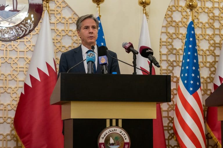 מזכיר המדינה האמריקני אנתוני בלינקן