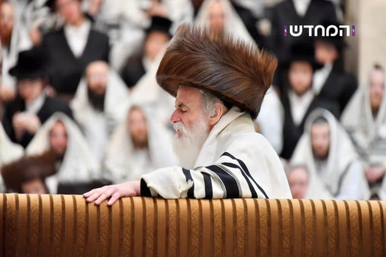 מראות יום כיפור בחצר הקודש ויז'ניץ