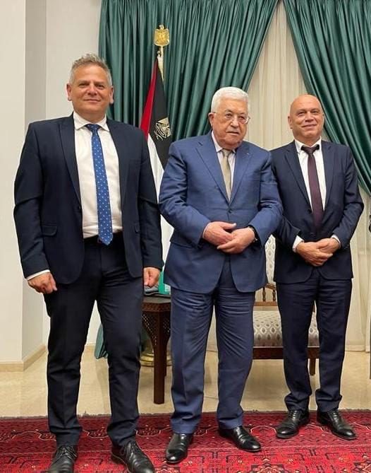 שרי מרצ נפגשו עם ראש הרש"פ אבו מאזן - יריב לוין: "בושה גדולה"