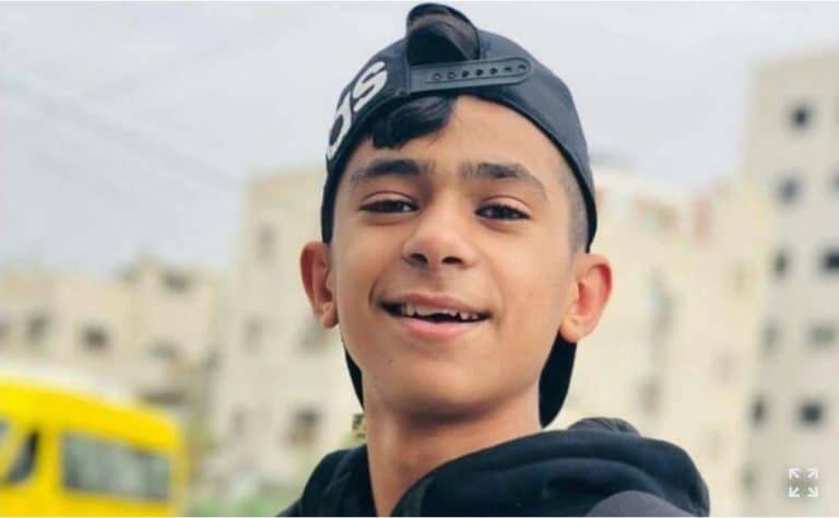 פלסטיני בן 13 נורה למוות מאש צה"ל