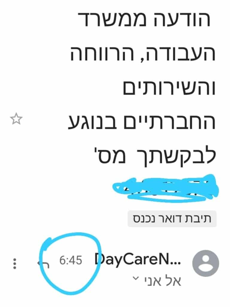 אישורי הרישום נשלחו לאברכים בעיצומה של השבת