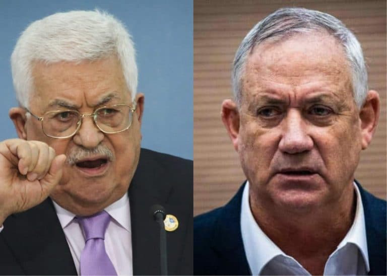 אבו מאזן, בני גנץ