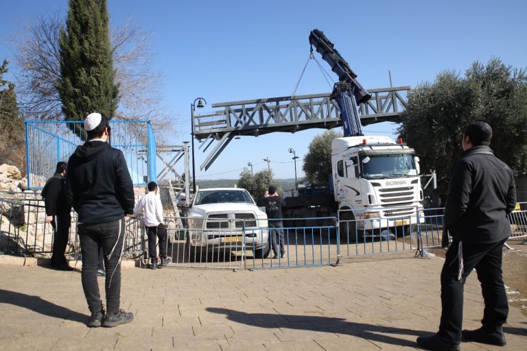 גשר הכהנים במירון נהרס כליל • תיעוד