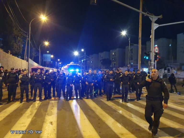 הפגנת העדה החרדית נגד הרכבת הקלה