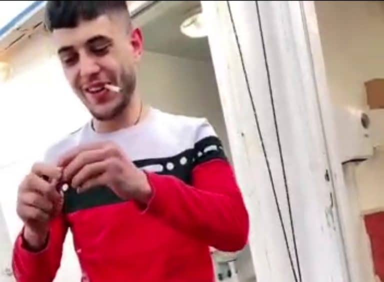 הפלסטיני ששרף מזוזה נעצר