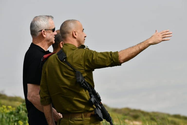 שר הביטחון בני גנץ סייר באוגדת איו"ש