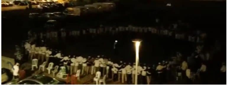 סעודה שלישית מול ביתו של ח”כ ניר אורבך