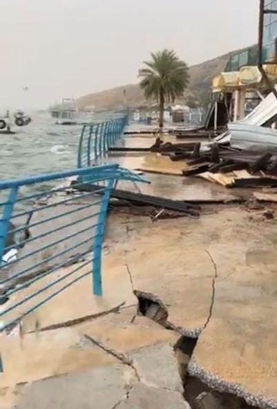 הלילה בטבריה: רוח חזקה גרמה לנזקים קשים