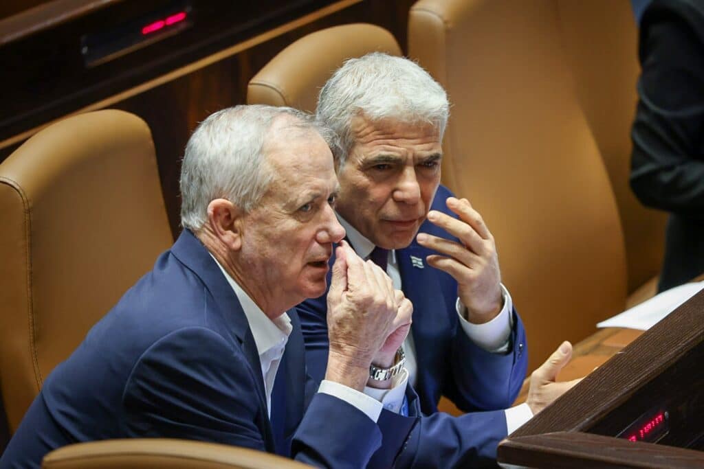 נתניהו תוקף את לפיד וגנץ: "תפסיקו את הקשקשת" • צפו