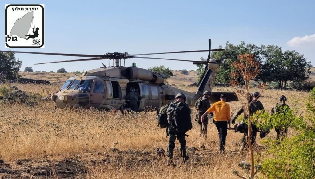 מטיילת חרדית חולצה מנחל בגולן