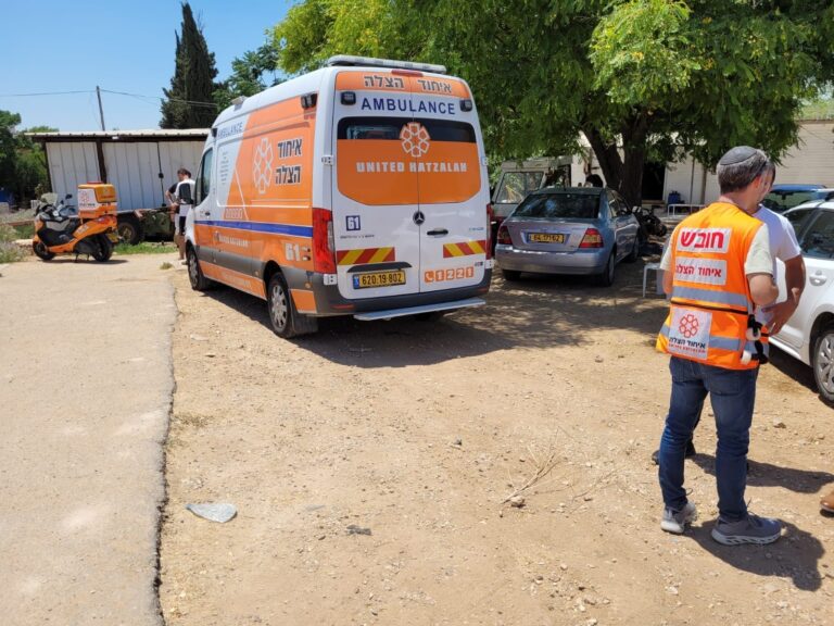 מושב לוזית: בן 35 נפצע בינוני לאחר שפרה נגחה בו