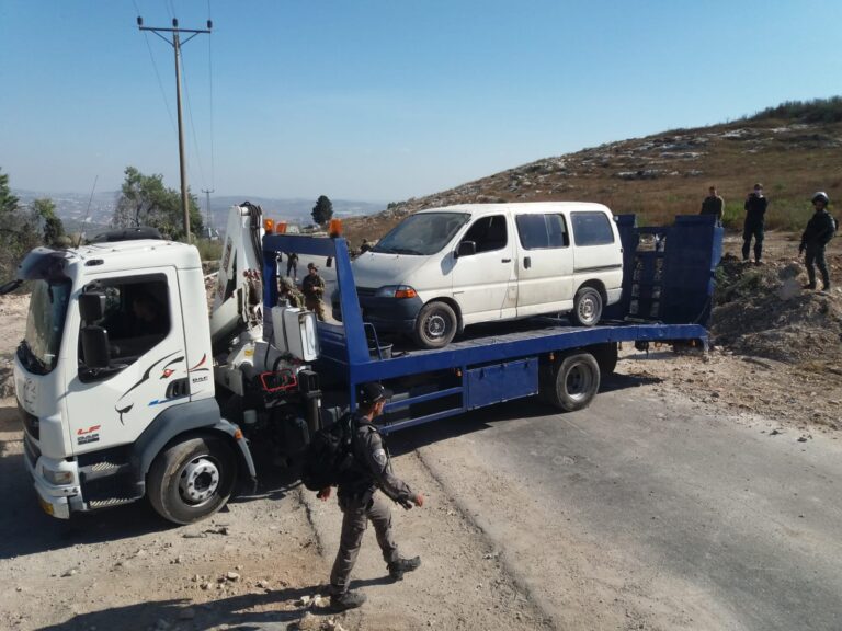 צה"ל החרים רכבים של ישיבת חומש