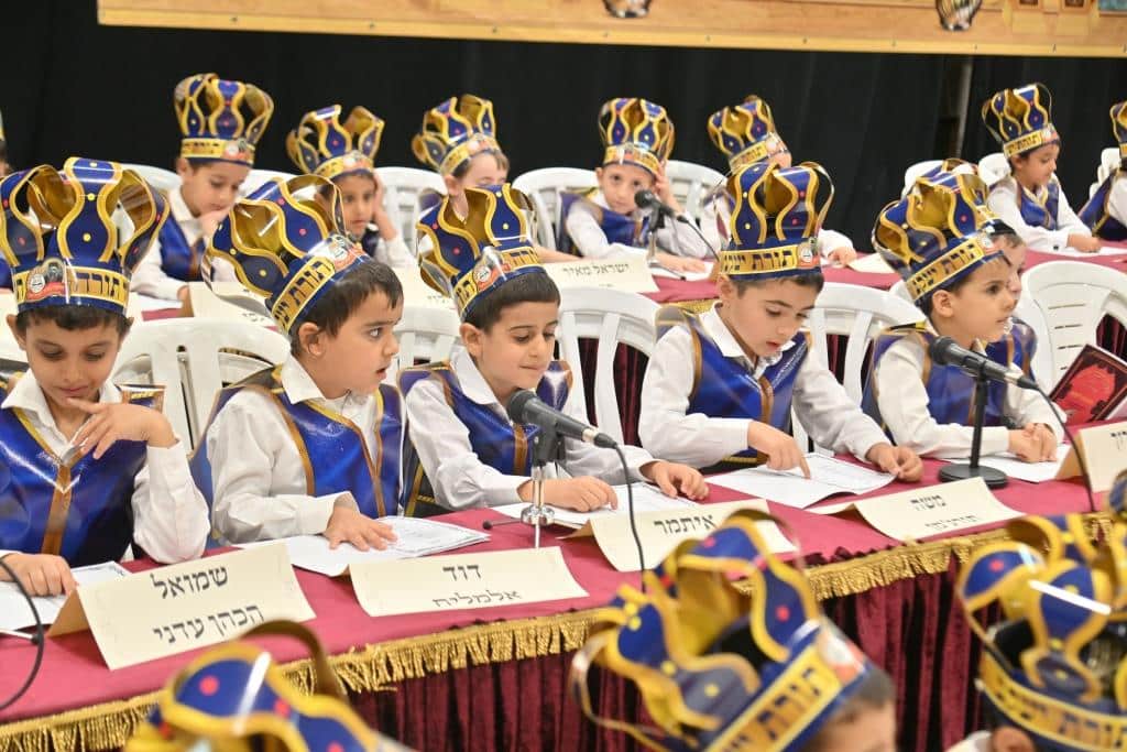 בת"ת 'תורת יעקב' חגגו 'חומש סעודה' בפאר והדר