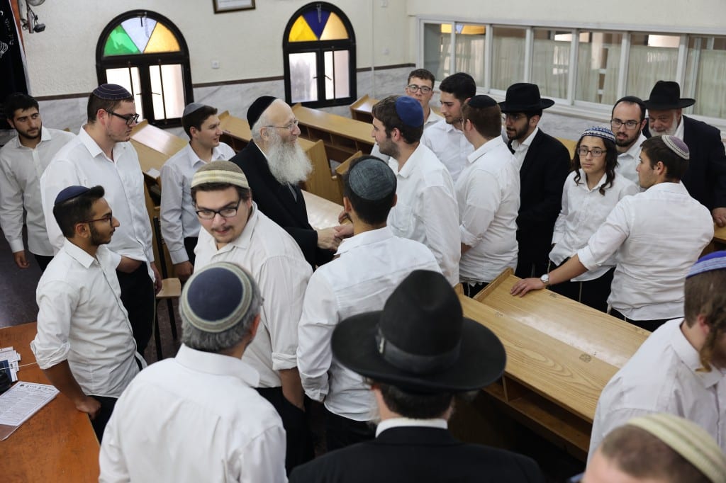 תלמידי 'שובה לדוד' עלו לשיחת חיזוק אצל הגרא"י דינר