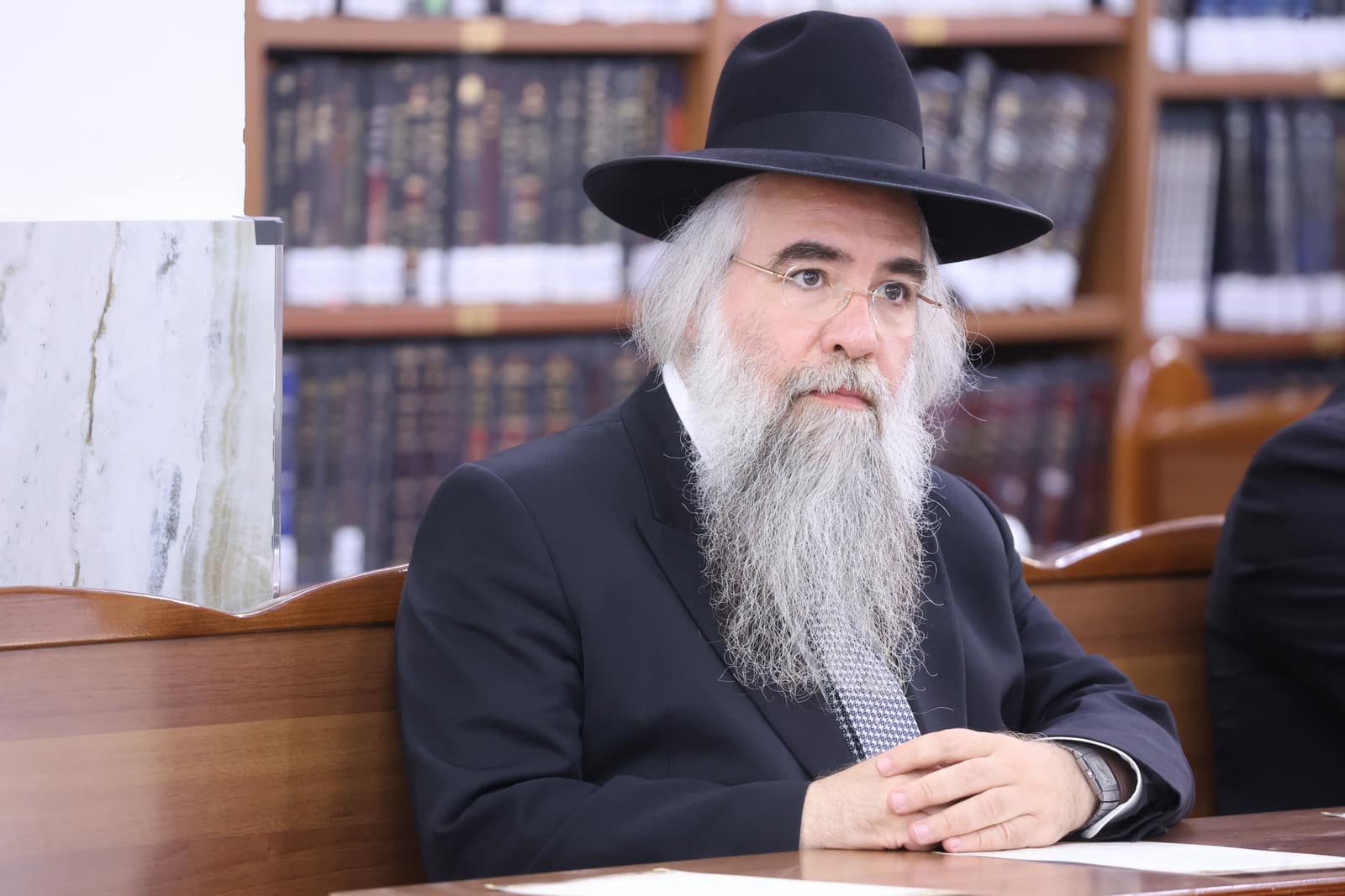 ראשי הישיבות התכנסו לחיזוק הלימוד לפני התפילה לע"נ חכם שלום