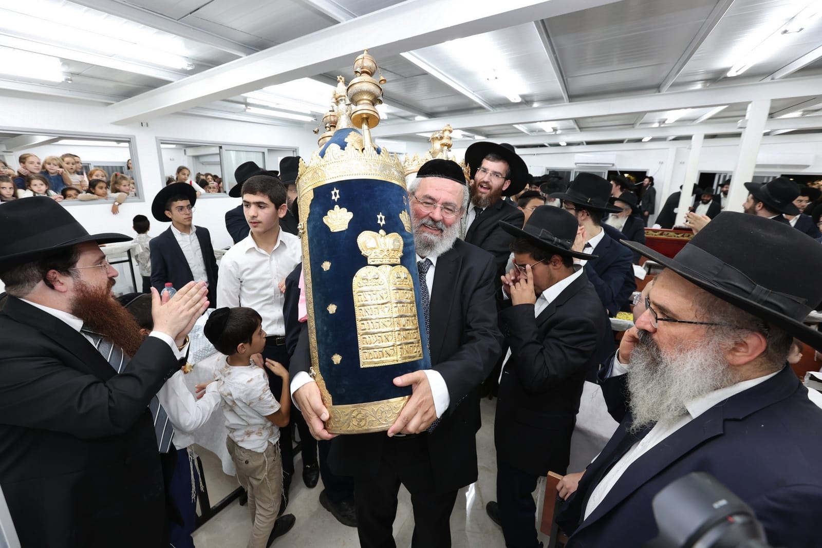 בבני ברק חגגו חנוכת הבית לביהמ"ד של קהילת חיי אהרון