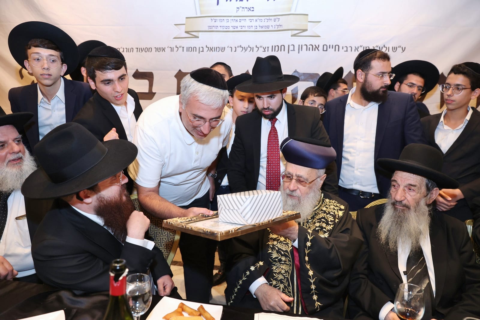 בבני ברק חגגו חנוכת הבית לביהמ"ד של קהילת חיי אהרון