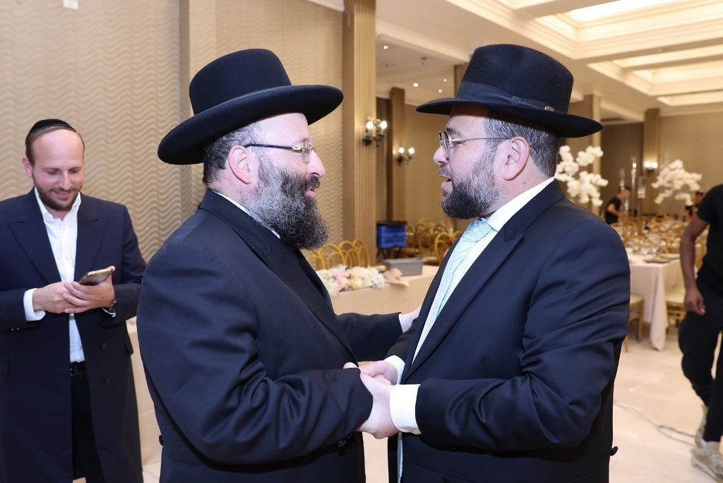 הרב נורדמן חיתן את בתו, כולם עלו לברך