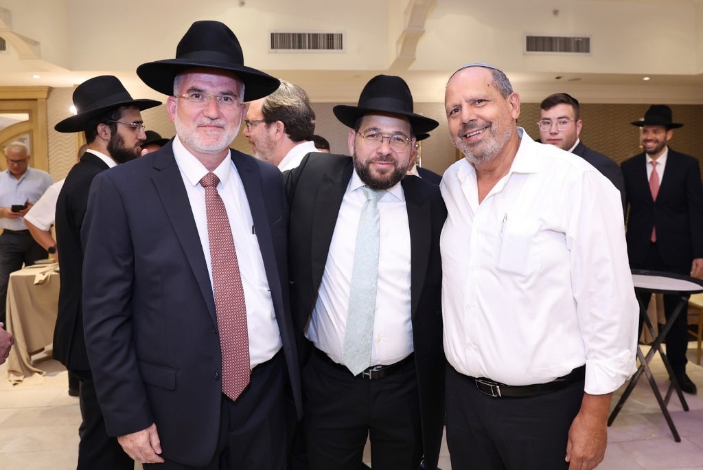 הרב נורדמן חיתן את בתו, כולם עלו לברך