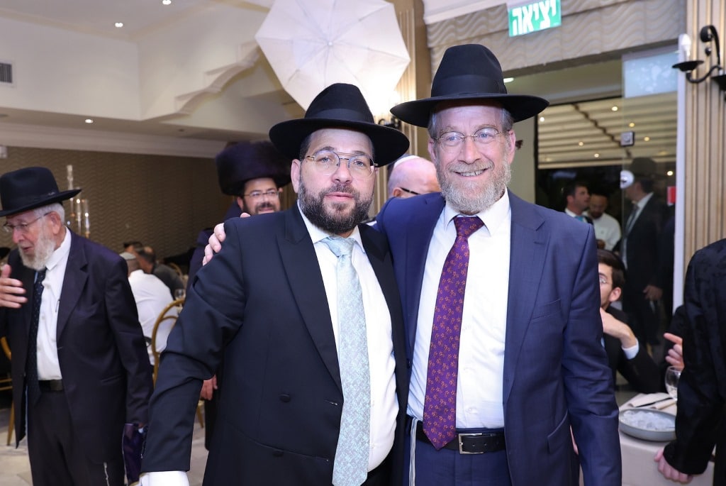 הרב נורדמן חיתן את בתו, כולם עלו לברך