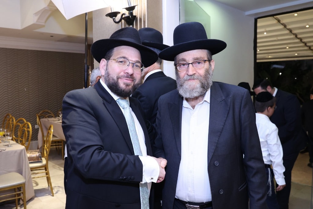 הרב נורדמן חיתן את בתו, כולם עלו לברך