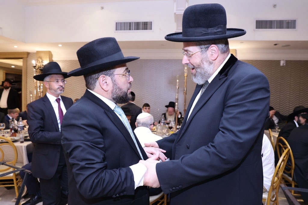 הרב נורדמן חיתן את בתו, כולם עלו לברך