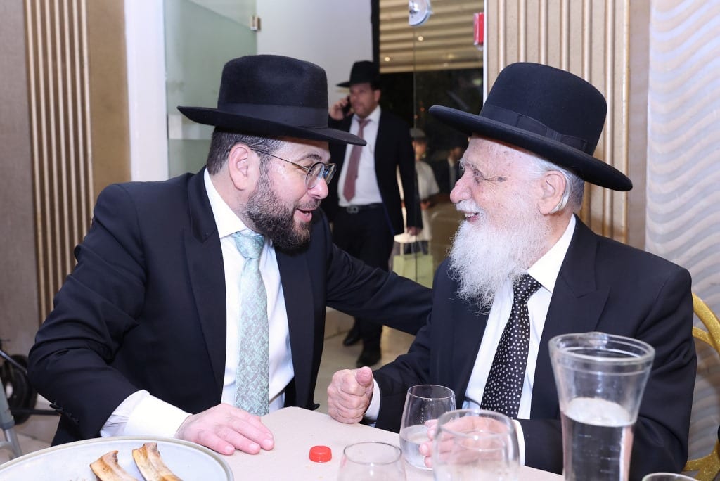 הרב נורדמן חיתן את בתו, כולם עלו לברך