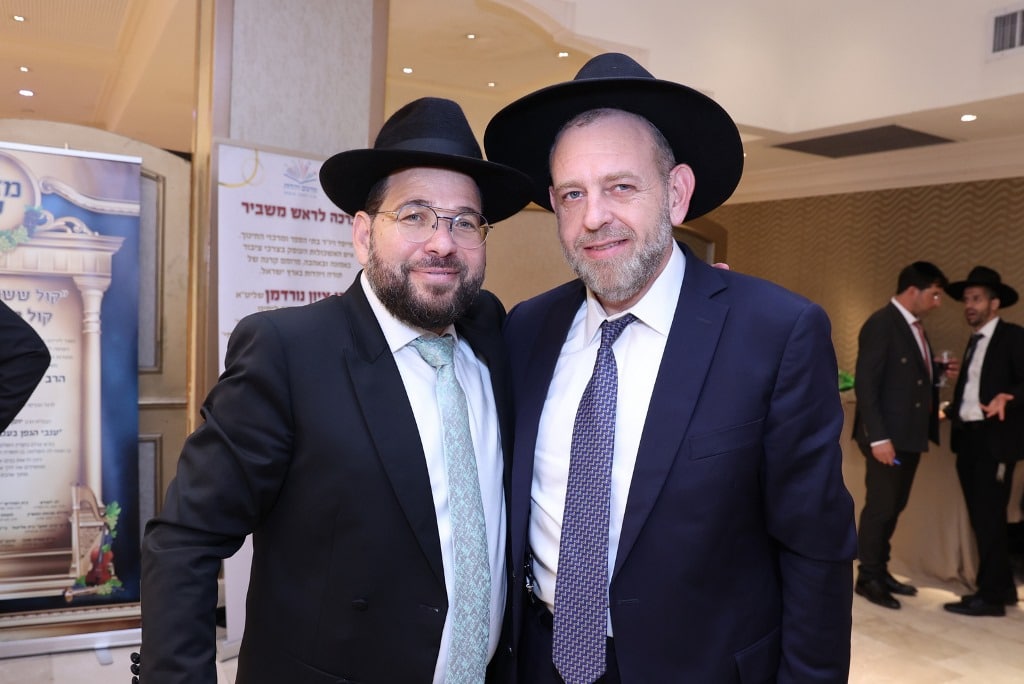 הרב נורדמן חיתן את בתו, כולם עלו לברך