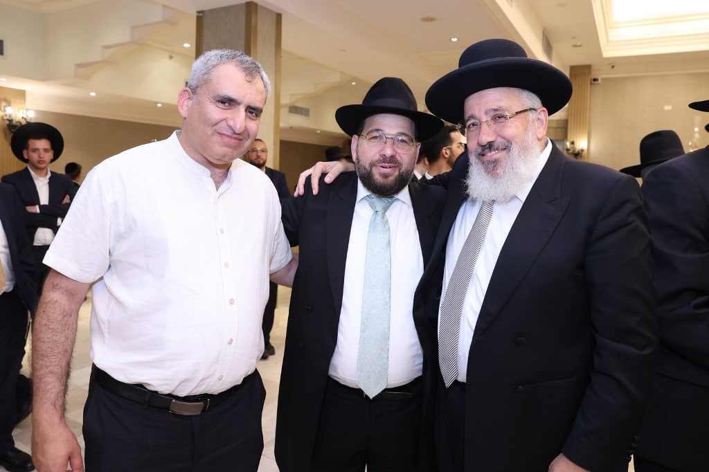 הרב נורדמן חיתן את בתו, כולם עלו לברך