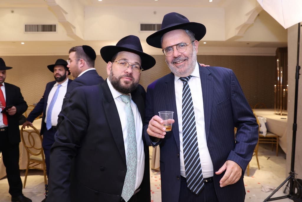 הרב נורדמן חיתן את בתו, כולם עלו לברך