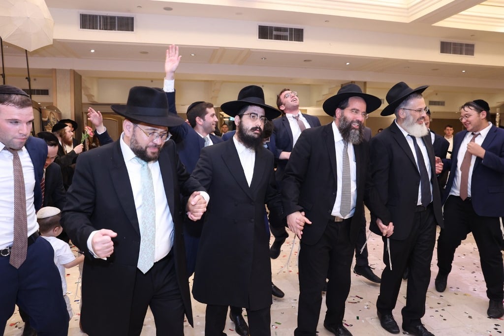 הרב נורדמן חיתן את בתו, כולם עלו לברך