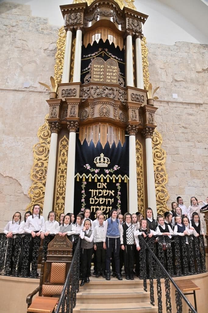 ילדי הת"ת סיימו את סדר קדשים בכותל המערבי