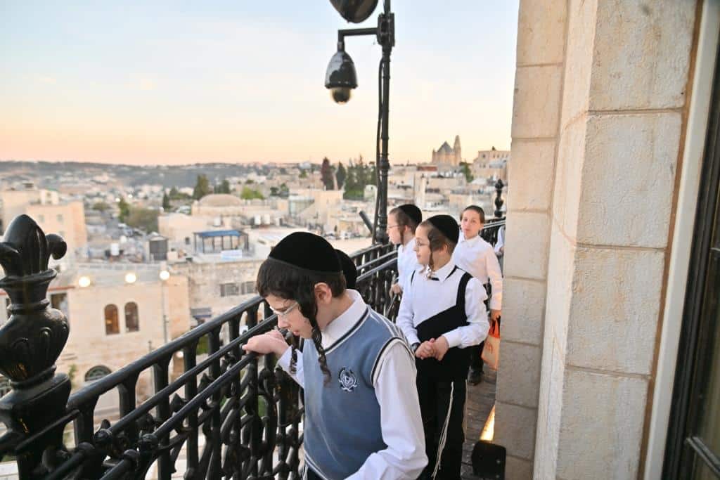 ילדי הת"ת סיימו את סדר קדשים בכותל המערבי